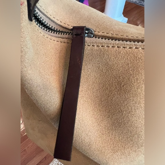 Banana Republic suede handbag tan & brown - Picture 2 of 15
